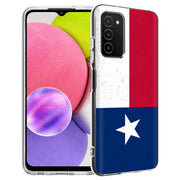 Texas Flag Print Slim Cover For Samsung Galaxy A (A42, A35, A25, A15, A11, A03S), Print in USA