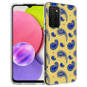 Paisley Yellow Print Slim Cover For Samsung Galaxy A (A42, A35, A25, A15, A11, A03S), Print in USA