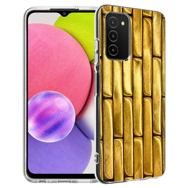 Gold Bar 5 Print Slim Cover For Samsung Galaxy A (A42, A35, A25, A15, A11, A03S), Print in USA