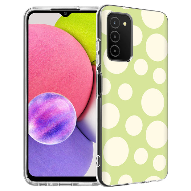 Circle Dots Print Slim Cover For Samsung Galaxy A (A42, A35, A25, A15, A11, A03S), Print in USA