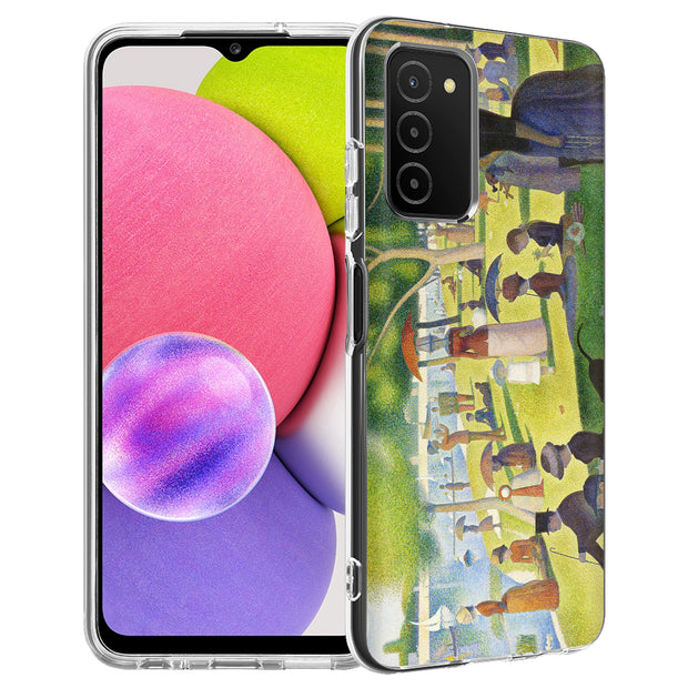 Gathering Party Print Slim Cover For Samsung Galaxy A (A42, A35, A25, A15, A11, A03S), Print in USA