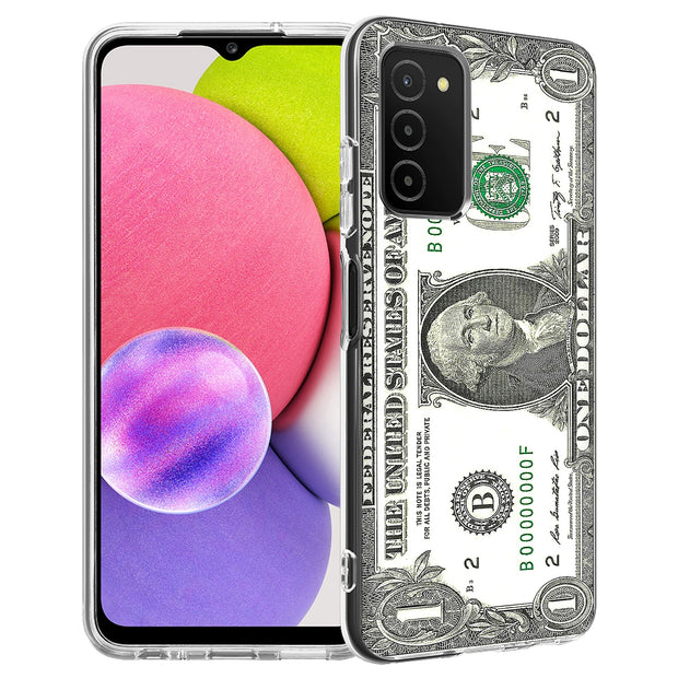 One Dollar Bill Print Slim Cover For Samsung Galaxy A (A42, A35, A25, A15, A11, A03S), Print in USA