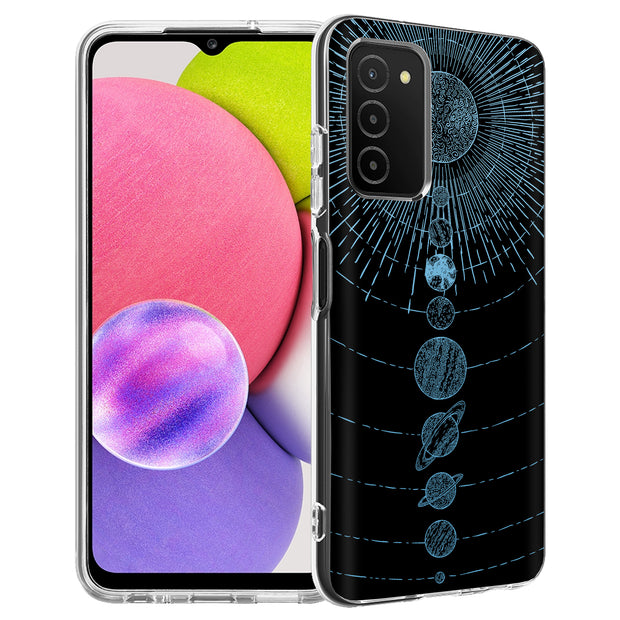 Stars Planets 4 Print Slim Cover For Samsung Galaxy A (A42, A35, A25, A15, A11, A03S), Print in USA