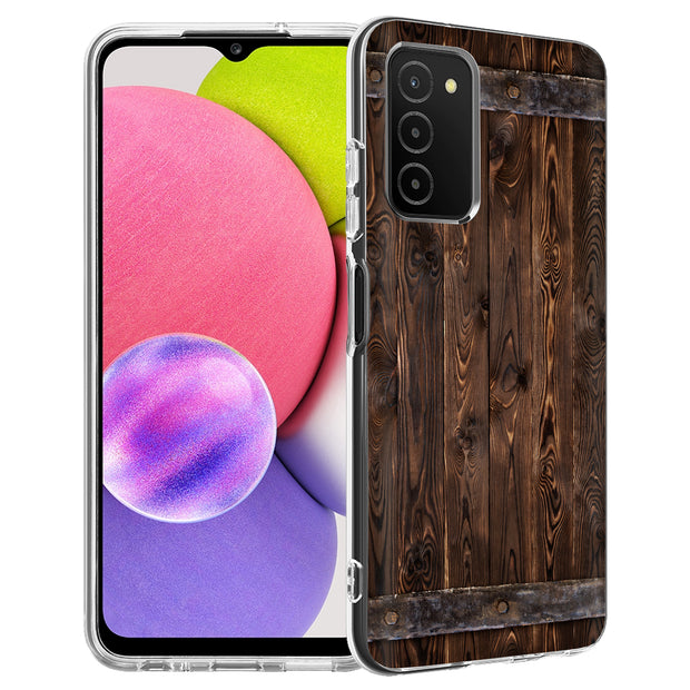 Wood 6 Print Slim Cover For Samsung Galaxy A (A42, A35, A25, A15, A11, A03S), Print in USA