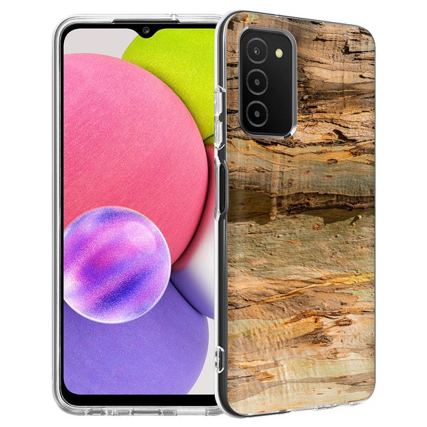 Wood 11 Print Slim Cover For Samsung Galaxy A (A42, A35, A25, A15, A11, A03S), Print in USA