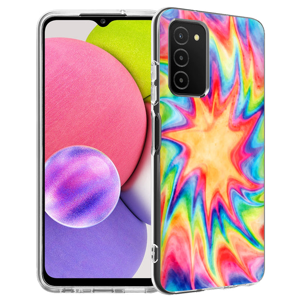 Tie Dye Trippy Print Slim Cover For Samsung Galaxy A (A42, A35, A25, A15, A11, A03S), Print in USA