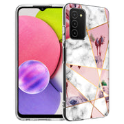 Marble Flower Print Slim Cover For Samsung Galaxy A (A42, A35, A25, A15, A11, A03S), Print in USA