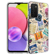 Travel Sticker Print Slim Cover For Samsung Galaxy A (A42, A35, A25, A15, A11, A03S), Print in USA