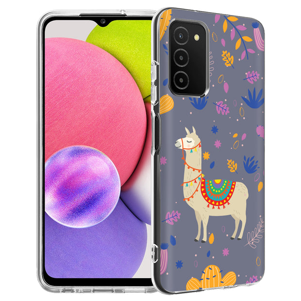 Cacti Llama Print Slim Cover For Samsung Galaxy A (A42, A35, A25, A15, A11, A03S), Print in USA