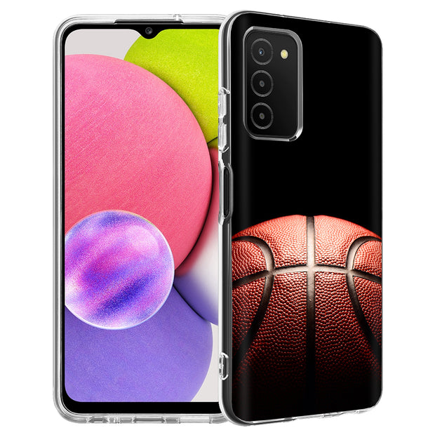 Basketball Fade Print Slim Cover For Samsung Galaxy A (A42, A35, A25, A15, A11, A03S), Print in USA