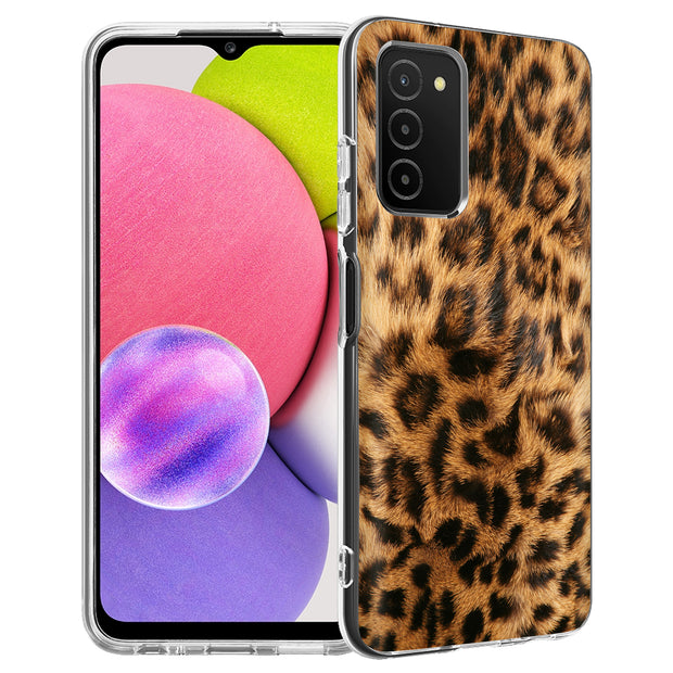 Leopard Skin Print Slim Cover For Samsung Galaxy A (A42, A35, A25, A15, A11, A03S), Print in USA