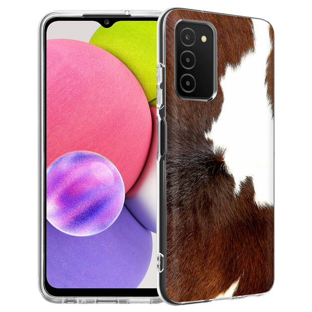 Dairy Cow Fur Print Slim Cover For Samsung Galaxy A (A42, A35, A25, A15, A11, A03S), Print in USA