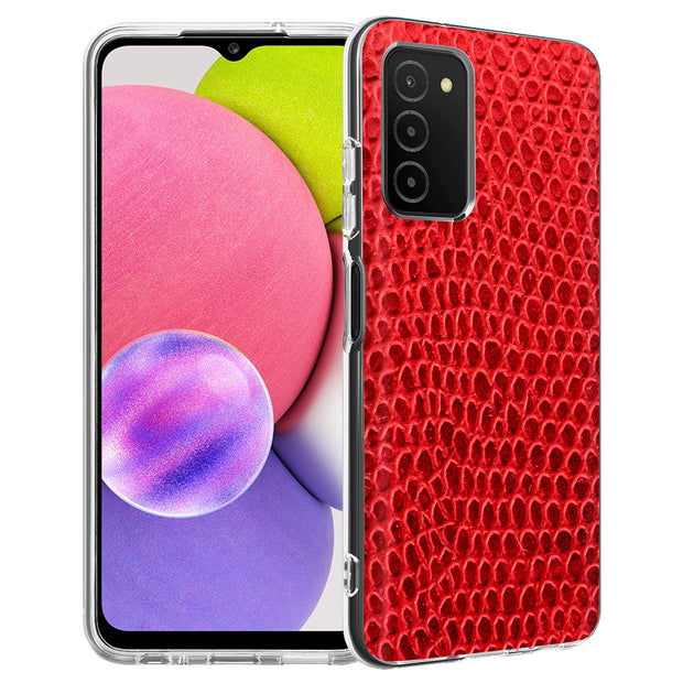 Leather Skin Print Slim Cover For Samsung Galaxy A (A42, A35, A25, A15, A11, A03S), Print in USA