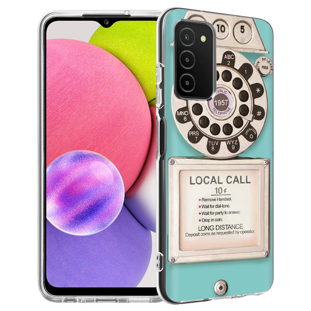 Telephone 01 Print Slim Cover For Samsung Galaxy A (A42, A35, A25, A15, A11, A03S), Print in USA