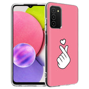 Finger Heart Print Slim Cover For Samsung Galaxy A (A42, A35, A25, A15, A11, A03S), Print in USA