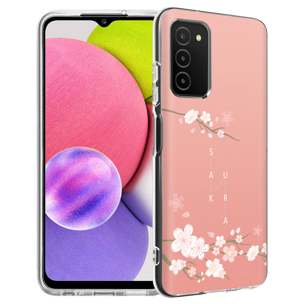 Cherry Blossom Print Slim Cover For Samsung Galaxy A (A42, A35, A25, A15, A11, A03S), Print in USA