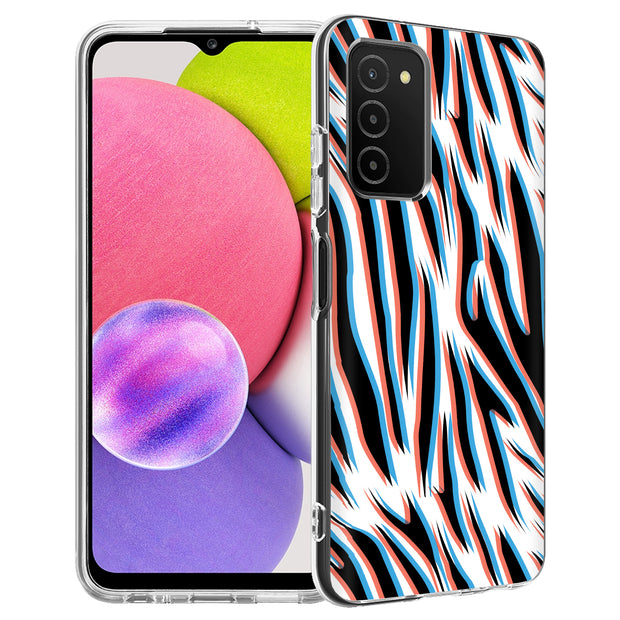 3D Zebra 3 Print Slim Cover For Samsung Galaxy A (A42, A35, A25, A15, A11, A03S), Print in USA