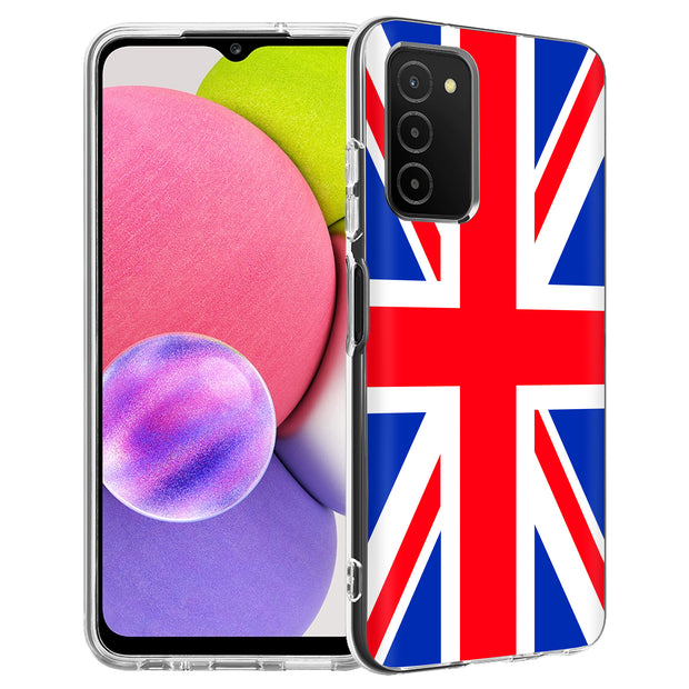 Flag UK Print Slim Cover For Samsung Galaxy A (A42, A35, A25, A15, A11, A03S), Print in USA