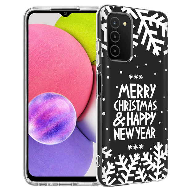 Merry Christmas Print Slim Cover For Samsung Galaxy A (A42, A35, A25, A15, A11, A03S), Print in USA