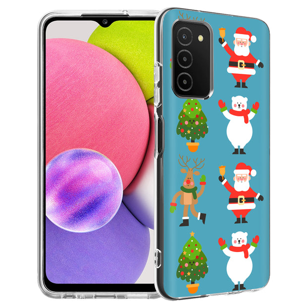 Cute Christmas Print Slim Cover For Samsung Galaxy A (A42, A35, A25, A15, A11, A03S), Print in USA