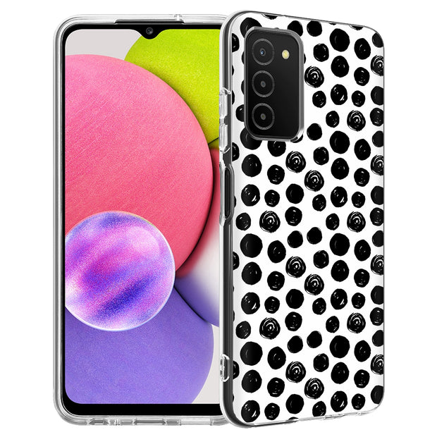 Polka Dot 8 Print Slim Cover For Samsung Galaxy A (A42, A35, A25, A15, A11, A03S), Print in USA