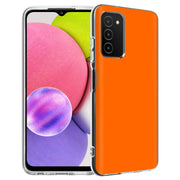 Vivid Orange Print Slim Cover For Samsung Galaxy A (A42, A35, A25, A15, A11, A03S), Print in USA