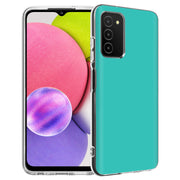 Cyan Green Print Slim Cover For Samsung Galaxy A (A42, A35, A25, A15, A11, A03S), Print in USA