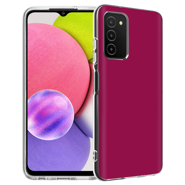 Red Violet Print Slim Cover For Samsung Galaxy A (A42, A35, A25, A15, A11, A03S), Print in USA