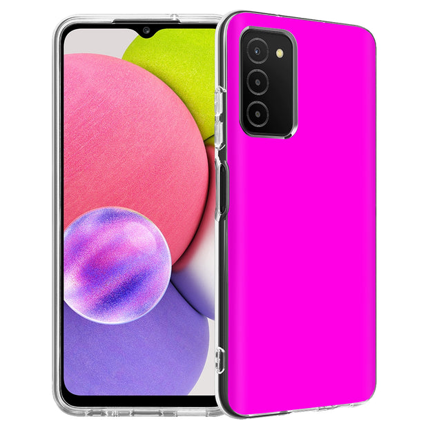 Fuchsia Print Slim Cover For Samsung Galaxy A (A42, A35, A25, A15, A11, A03S), Print in USA