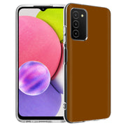 Chocolate Brown Print Slim Cover For Samsung Galaxy A (A42, A35, A25, A15, A11, A03S), Print in USA