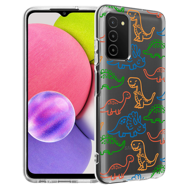 Dinosaur Cute 3 Print Slim Cover For Samsung Galaxy A (A42, A35, A25, A15, A11, A03S), Print in USA