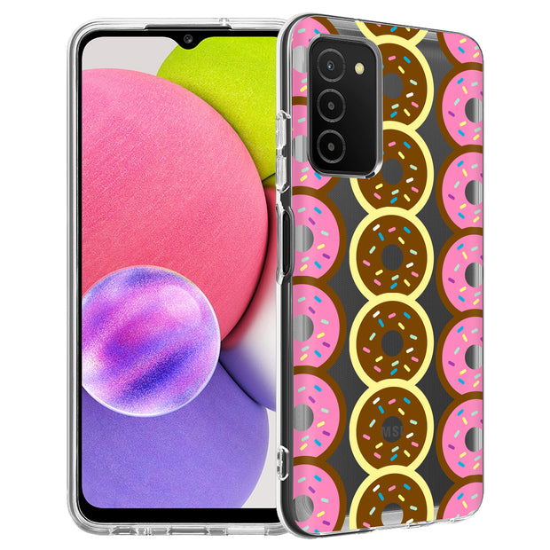 Donuts Print Slim Cover For Samsung Galaxy A (A42, A35, A25, A15, A11, A03S), Print in USA