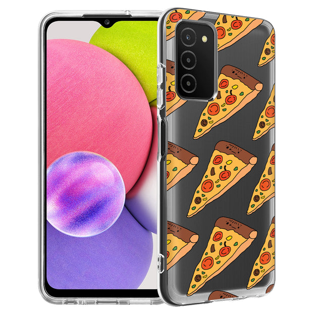 Pizza Print Slim Cover For Samsung Galaxy A (A42, A35, A25, A15, A11, A03S), Print in USA