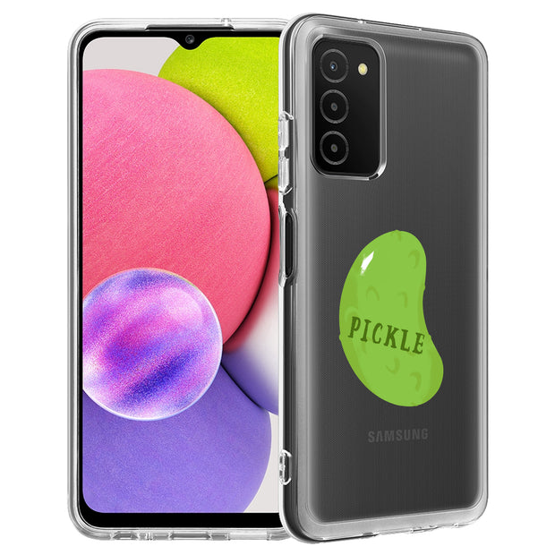 Cute Pickle Print Slim Cover For Samsung Galaxy A (A42, A35, A25, A15, A11, A03S), Print in USA