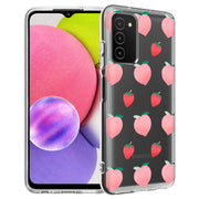 Pink Fruit Print Slim Cover For Samsung Galaxy A (A42, A35, A25, A15, A11, A03S), Print in USA