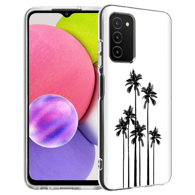 Palm Trees Print Slim Cover For Samsung Galaxy A (A42, A35, A25, A15, A11, A03S), Print in USA