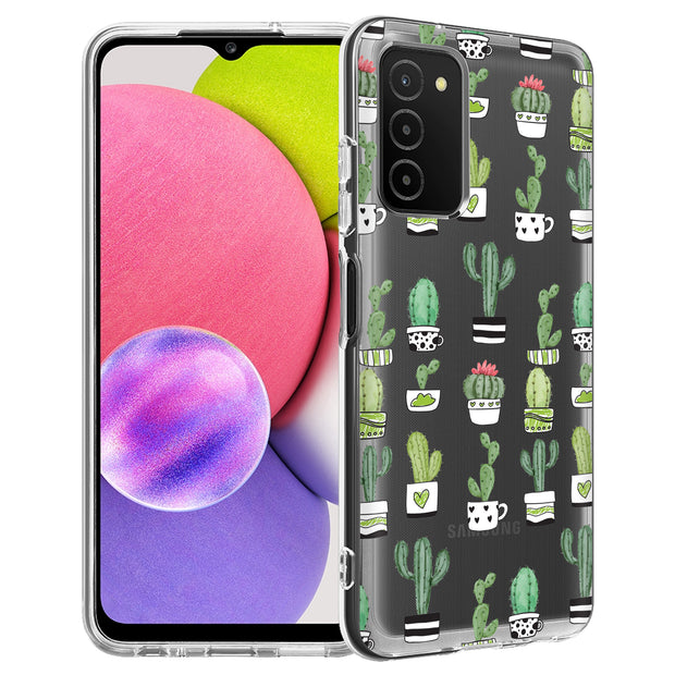 Cute Cactus  Print Slim Cover For Samsung Galaxy A (A42, A35, A25, A15, A11, A03S), Print in USA