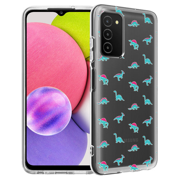 Cute Dinosaur Print Slim Cover For Samsung Galaxy A (A42, A35, A25, A15, A11, A03S), Print in USA