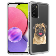 Dog Painting j Print Slim Cover For Samsung Galaxy A (A42, A35, A25, A15, A11, A03S), Print in USA