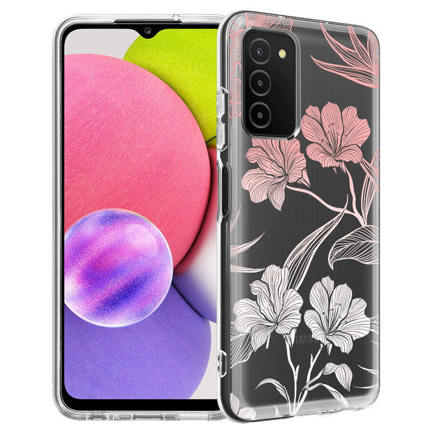 Flower 12 Print Slim Cover For Samsung Galaxy A (A42, A35, A25, A15, A11, A03S), Print in USA