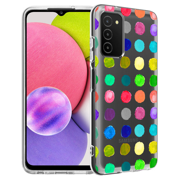 Polka Dot 15 Print Slim Cover For Samsung Galaxy A (A42, A35, A25, A15, A11, A03S), Print in USA