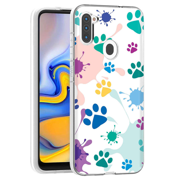 Paw Color 2 Print Slim Cover For Samsung Galaxy A (A42, A35, A25, A15, A11, A03S), Print in USA