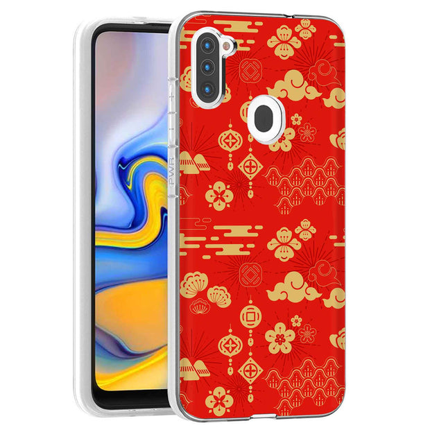 Lunar New Year Print Slim Cover For Samsung Galaxy A (A42, A35, A25, A15, A11, A03S), Print in USA