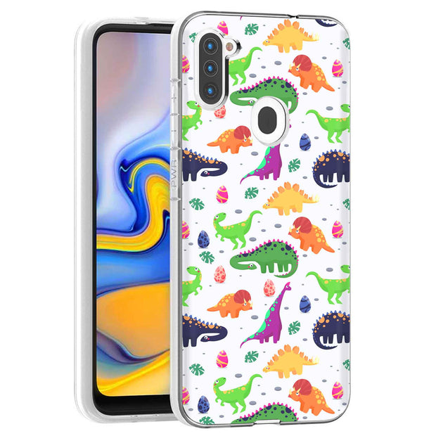 Dinosaur 7 Print Slim Cover For Samsung Galaxy A (A42, A35, A25, A15, A11, A03S), Print in USA