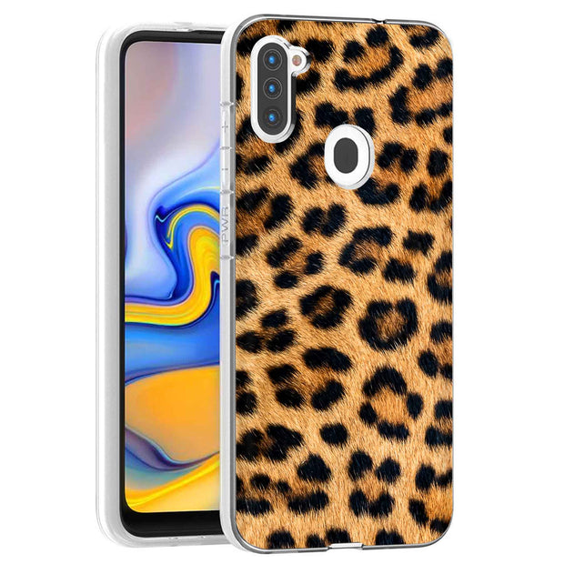 Leopard Fur 4 Print Slim Cover For Samsung Galaxy A (A42, A35, A25, A15, A11, A03S), Print in USA