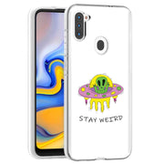 Alien Weird Print Slim Cover For Samsung Galaxy A (A42, A35, A25, A15, A11, A03S), Print in USA