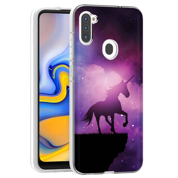 Unicorn Galaxy Print Slim Cover For Samsung Galaxy A (A42, A35, A25, A15, A11, A03S), Print in USA