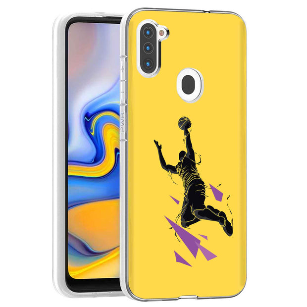 Kobe Basket 2 Print Slim Cover For Samsung Galaxy A (A42, A35, A25, A15, A11, A03S), Print in USA