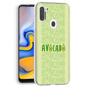 Avocado Text  Print Slim Cover For Samsung Galaxy A (A42, A35, A25, A15, A11, A03S), Print in USA