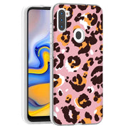 Pink Leopard 2 Print Slim Cover For Samsung Galaxy A (A42, A35, A25, A15, A11, A03S), Print in USA